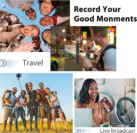 bluehorn Extendable Long inches Aluminum Alloy Selfie Stick Phone Tripod Stand New Model with Wireless Remote Shutter Compatible with All Cell Phones/Live Stream/Vlog/iPhone 16/15/14/13/Android - Image 5